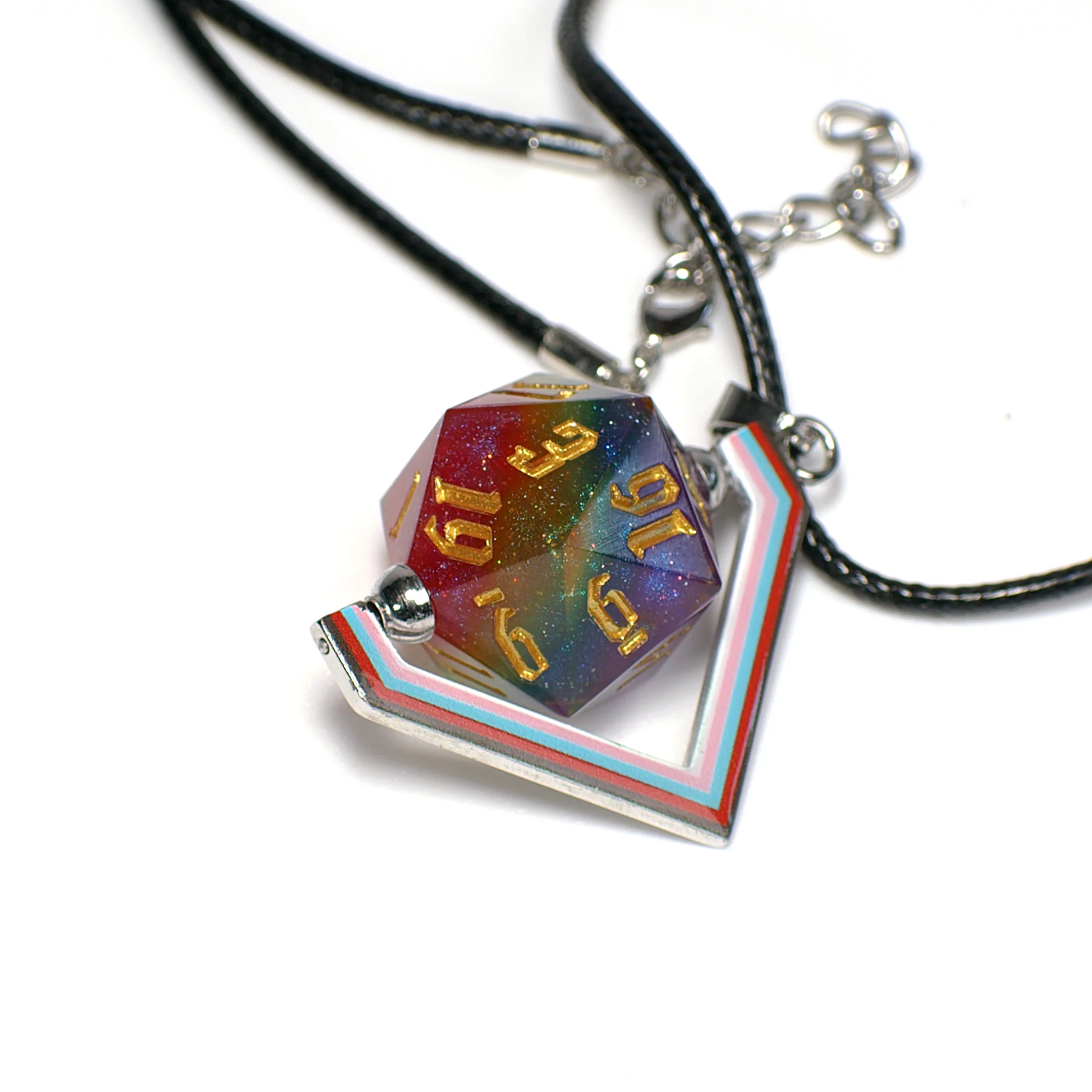 D&D Progress Pride Flag D20 Holder - Image 4