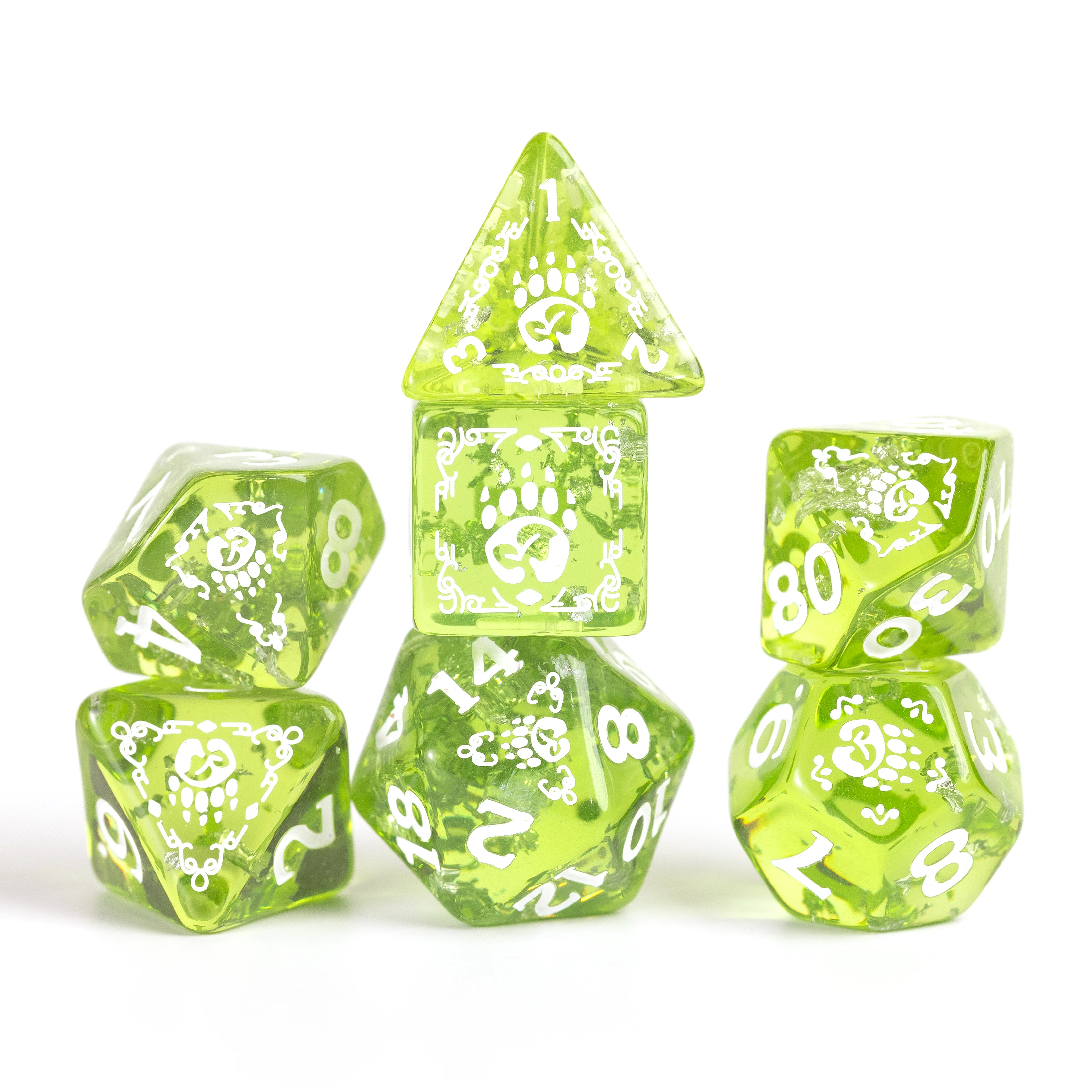Dungeons & Dragons Adventure Dice - Druid: Green | Sirius Dice - Image 4