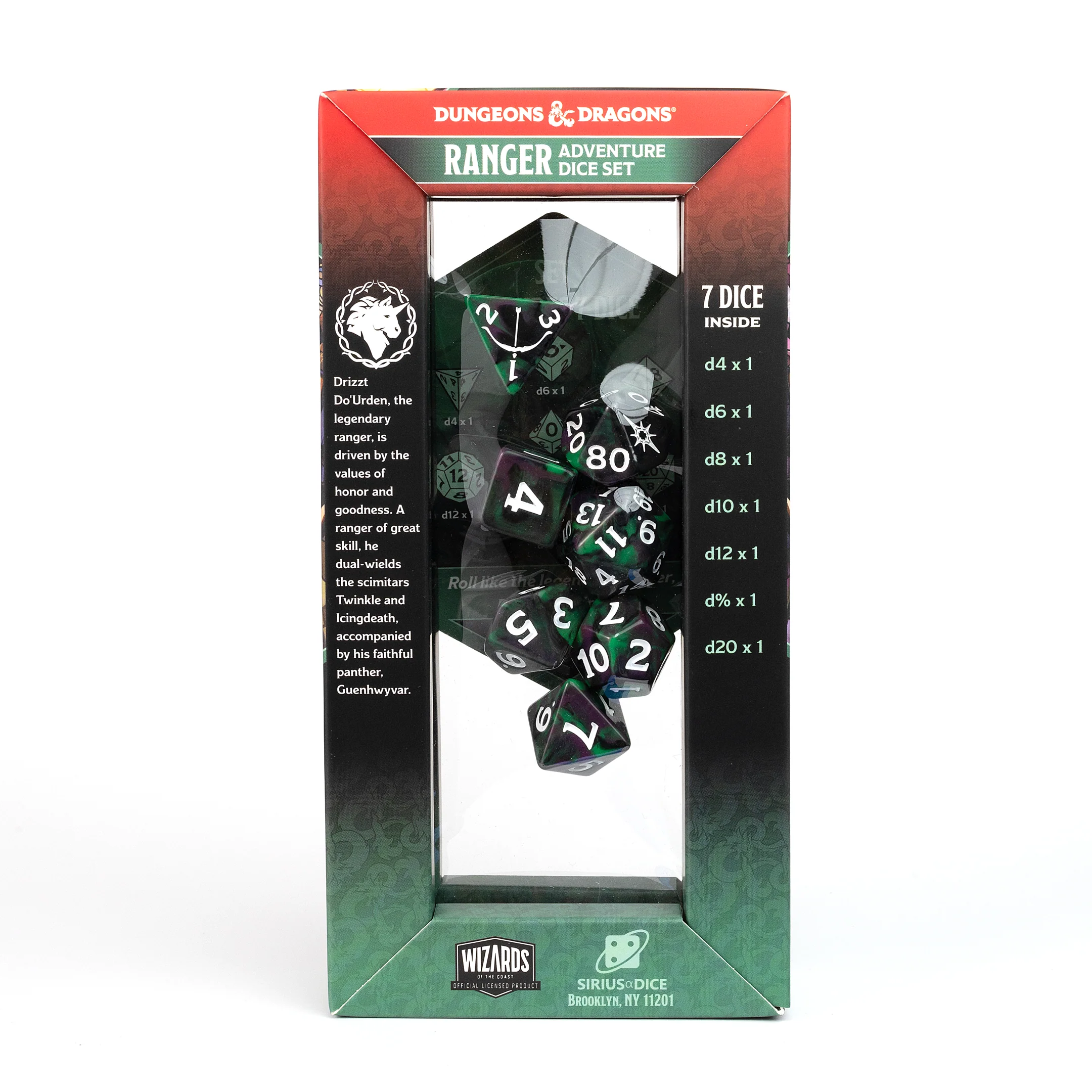 Dungeons & Dragons Adventure Dice - Legend of Drizzt | Sirius Dice - Image 4