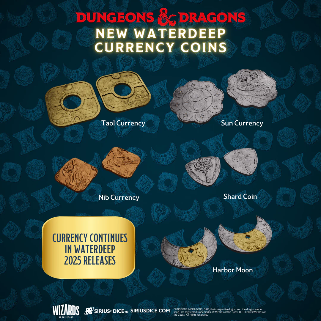 Dungeons & Dragons Xanathar's Treasure Pack: Waterdeep Collection | Sirius Dice - Image 4